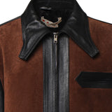 Giacca in pelle e suede JUMY0216QU ULV89300N99 MARNI 