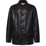 Giacca in pelle con borchie JUMY0219UX ULA77000N99 MARNI 