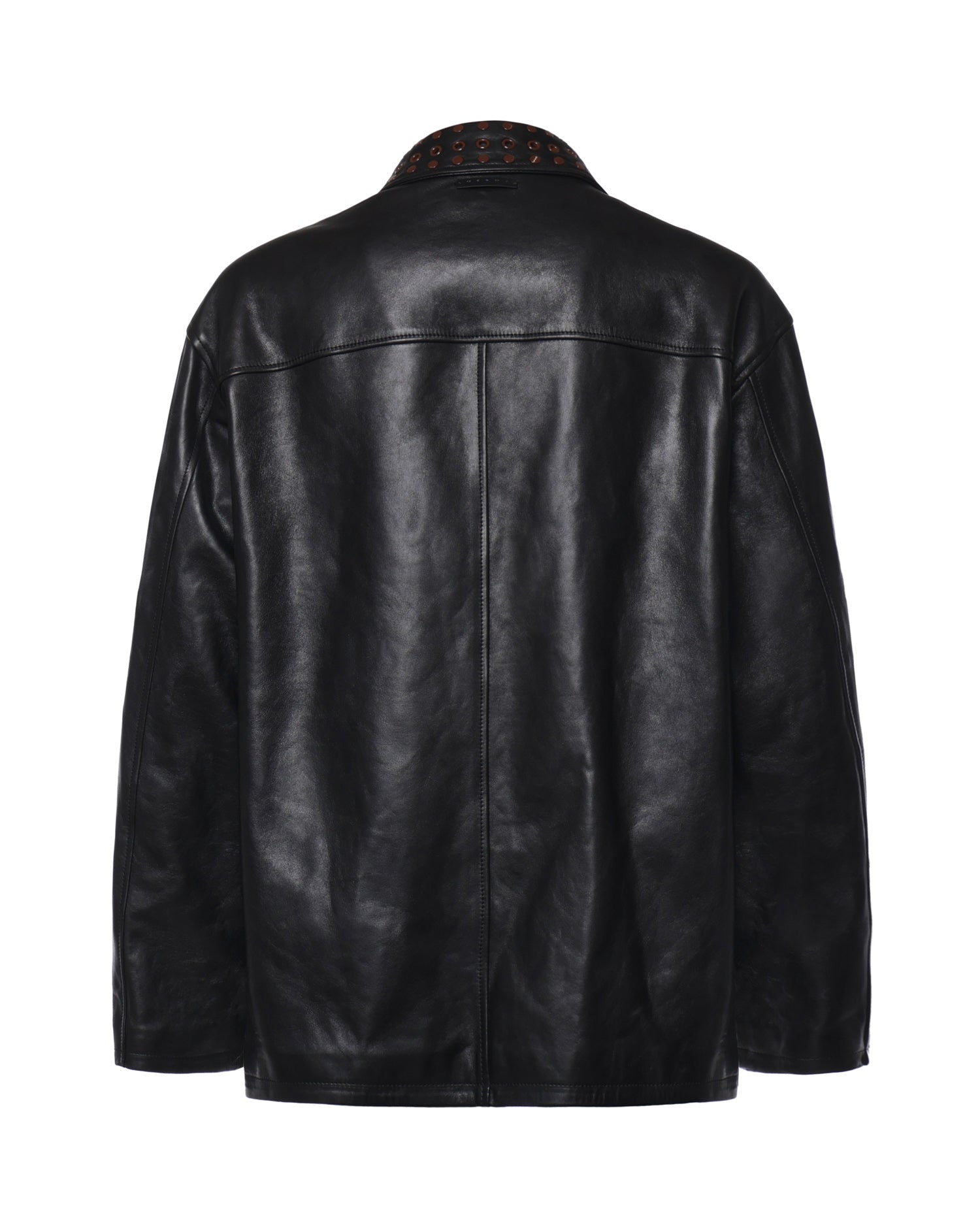 Giacca in pelle con borchie JUMY0219UX ULA77000N99 MARNI 