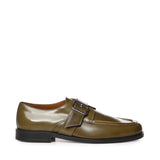 Mocassino in pelle sfumata con fibbia<BR/><BR/> MOMR008302 P4979ZP012 MARNI 