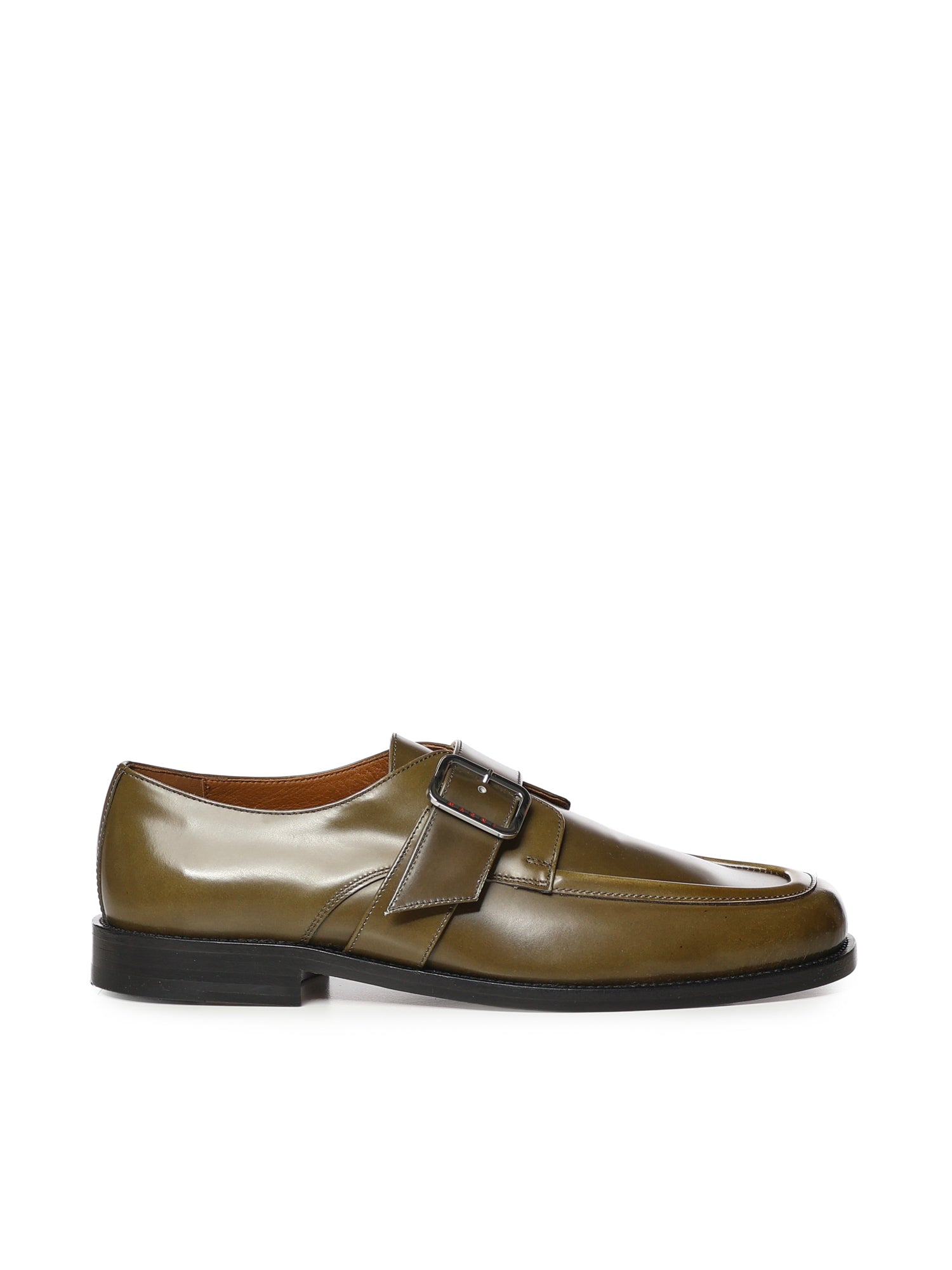 Mocassino in pelle sfumata con fibbia<BR/><BR/> MOMR008302 P4979ZP012 MARNI 