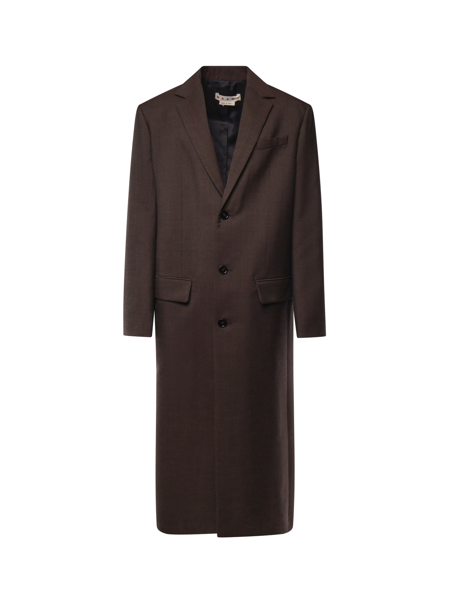 Cappotto lungo in lana TUMU0164U0 UTWA5600M83 MARNI 