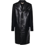 Cappotto monopetto in pelle TUMY0163U0 ULV89900N99 MARNI 