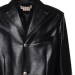Cappotto monopetto in pelle TUMY0163U0 ULV89900N99 MARNI 