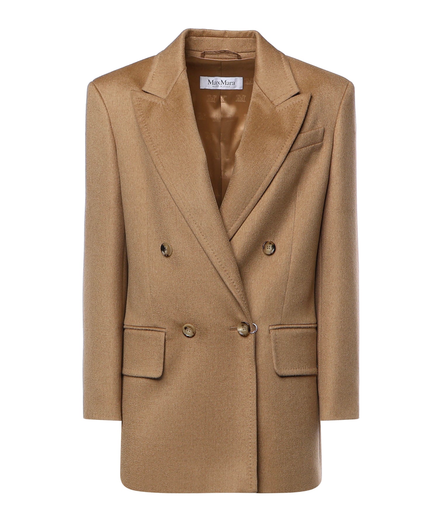 Blazer in cammello zibellinato 2621046012600 001 MAX MARA 