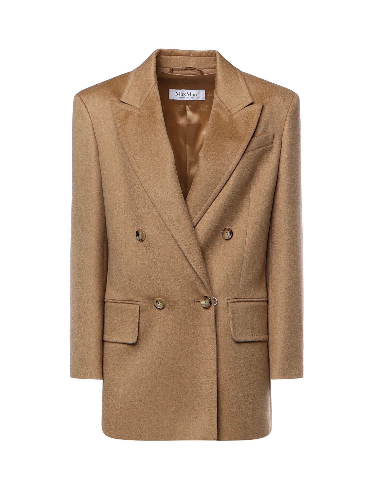 Blazer in cammello zibellinato 2621046012600 001 MAX MARA 