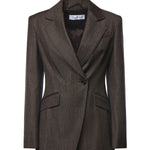 Blazer in lana effetto denim 2621046022600 057 MAX MARA 