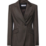 Blazer in lana effetto denim 2621046022600 057 MAX MARA 
