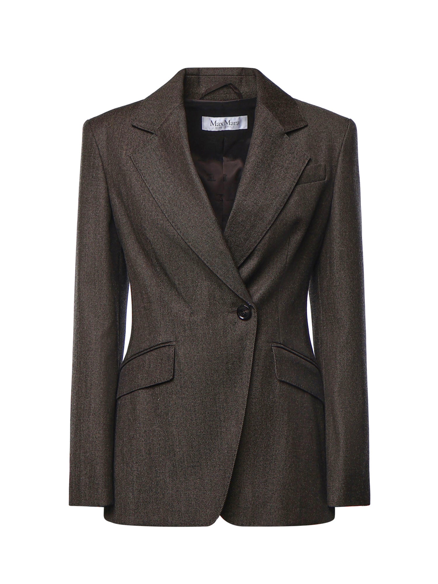 Blazer in lana effetto denim 2621046022600 057 MAX MARA 