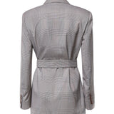 Giacca a vestaglia in lana Principe di Galles 2621046091600 003 MAX MARA 