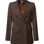 Blazer doppiopetto in gabardina di lana 2621046131600 008 MAX MARA 