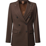Blazer doppiopetto in gabardina di lana 2621046131600 008 MAX MARA 