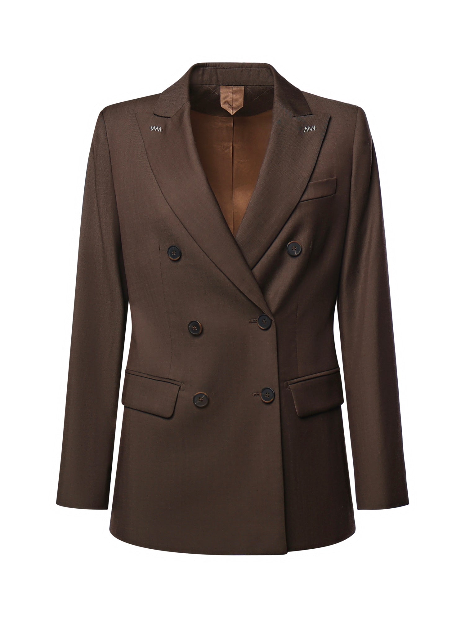 Blazer doppiopetto in gabardina di lana 2621046131600 008 MAX MARA 