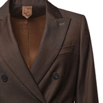 Blazer doppiopetto in gabardina di lana 2621046131600 008 MAX MARA 