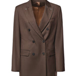 Blazer doppiopetto in gabardina di lana 2621046131600 008 MAX MARA 