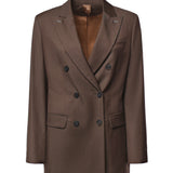 Blazer doppiopetto in gabardina di lana 2621046131600 008 MAX MARA 