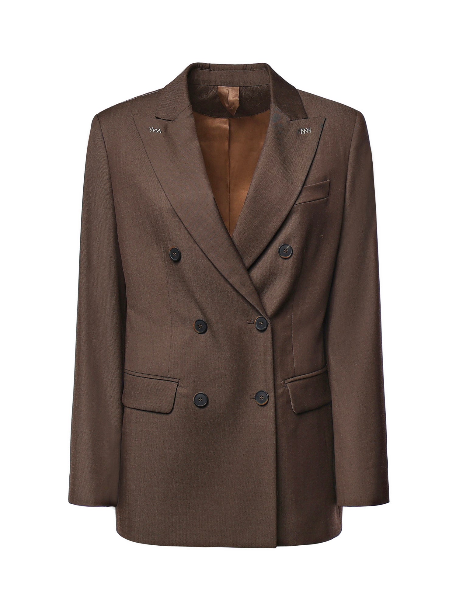 Blazer doppiopetto in gabardina di lana 2621046131600 008 MAX MARA 