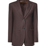 Blazer monopetto in foulé di cashmere 2621046191600 009 MAX MARA 