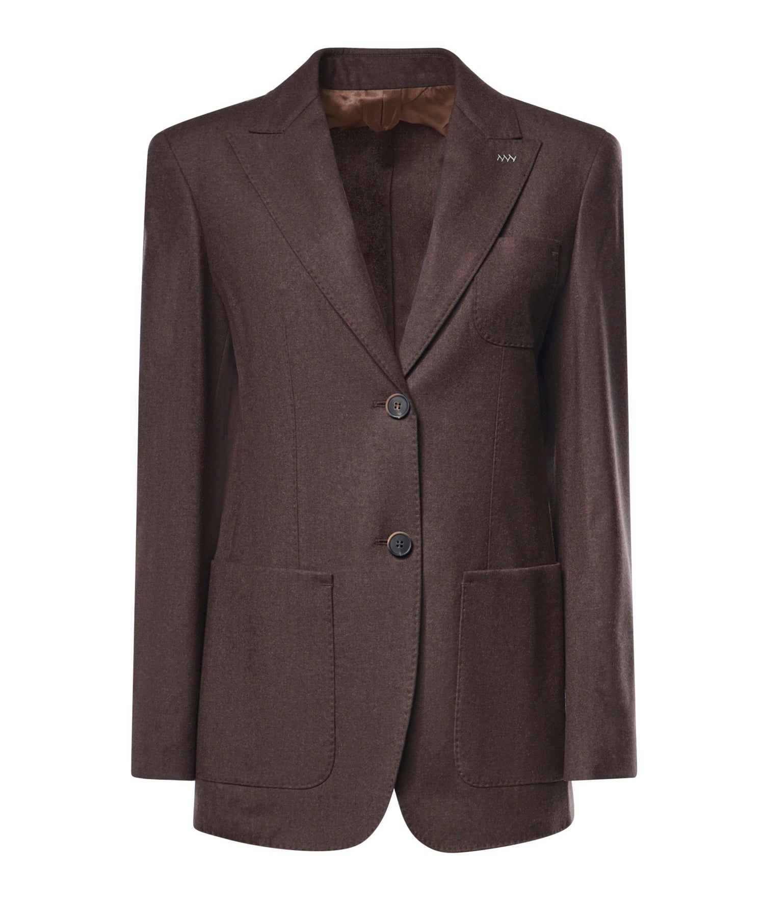 Blazer monopetto in foulé di cashmere 2621046191600 009 MAX MARA 