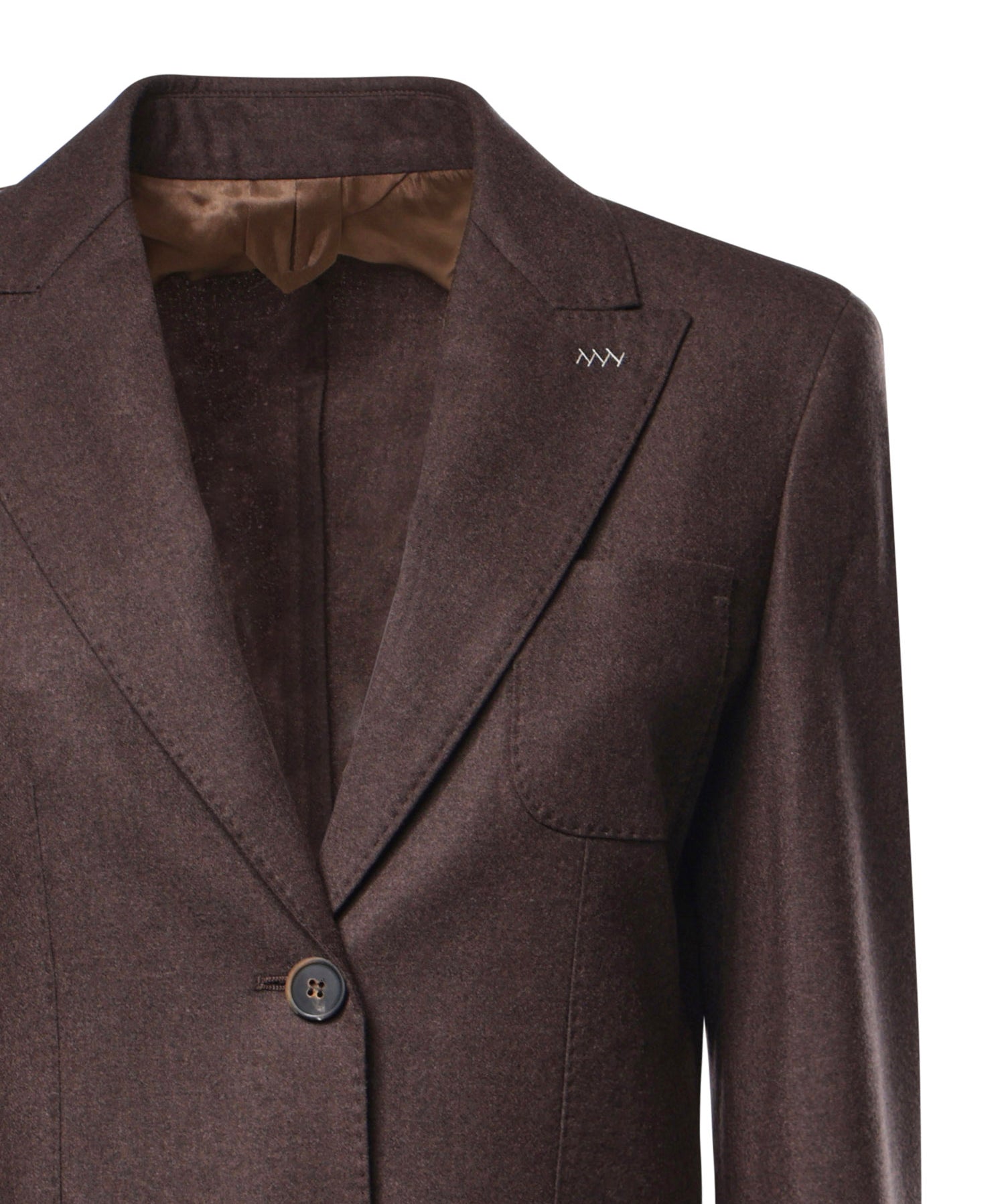 Blazer monopetto in foulé di cashmere 2621046191600 009 MAX MARA 