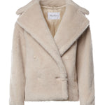 Giubbotto biker in tessuto Teddy di alpaca e lana 2621086092600 013 MAX MARA 