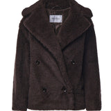 Giubbotto biker in tessuto Teddy di alpaca e lana 2621086092600 014 MAX MARA 