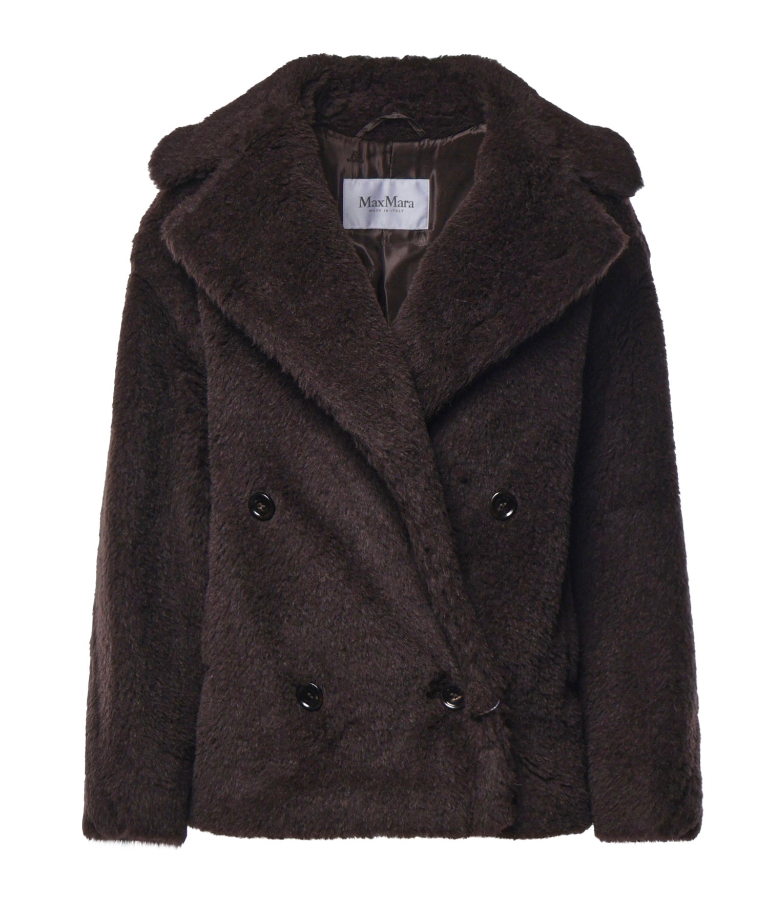 Giubbotto biker in tessuto Teddy di alpaca e lana 2621086092600 014 MAX MARA 