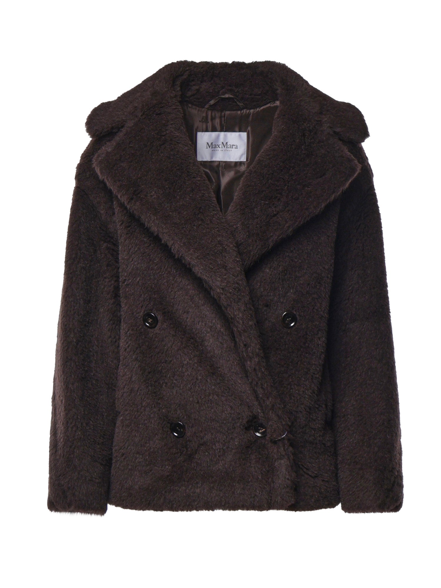 Giubbotto biker in tessuto Teddy di alpaca e lana 2621086092600 014 MAX MARA 