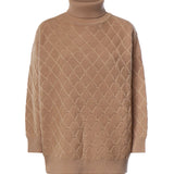 Dolcevita in lana e cashmere a losanghe 2621366172600 005 MAX MARA 