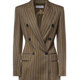 Blazer doppiopetto in jersey gessato 2621916051600 001 MAX MARA 