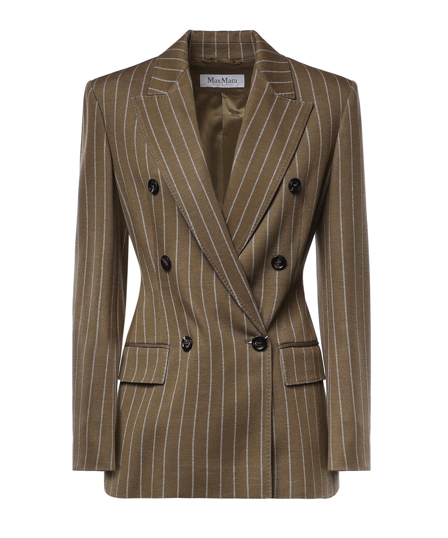 Blazer doppiopetto in jersey gessato 2621916051600 001 MAX MARA 