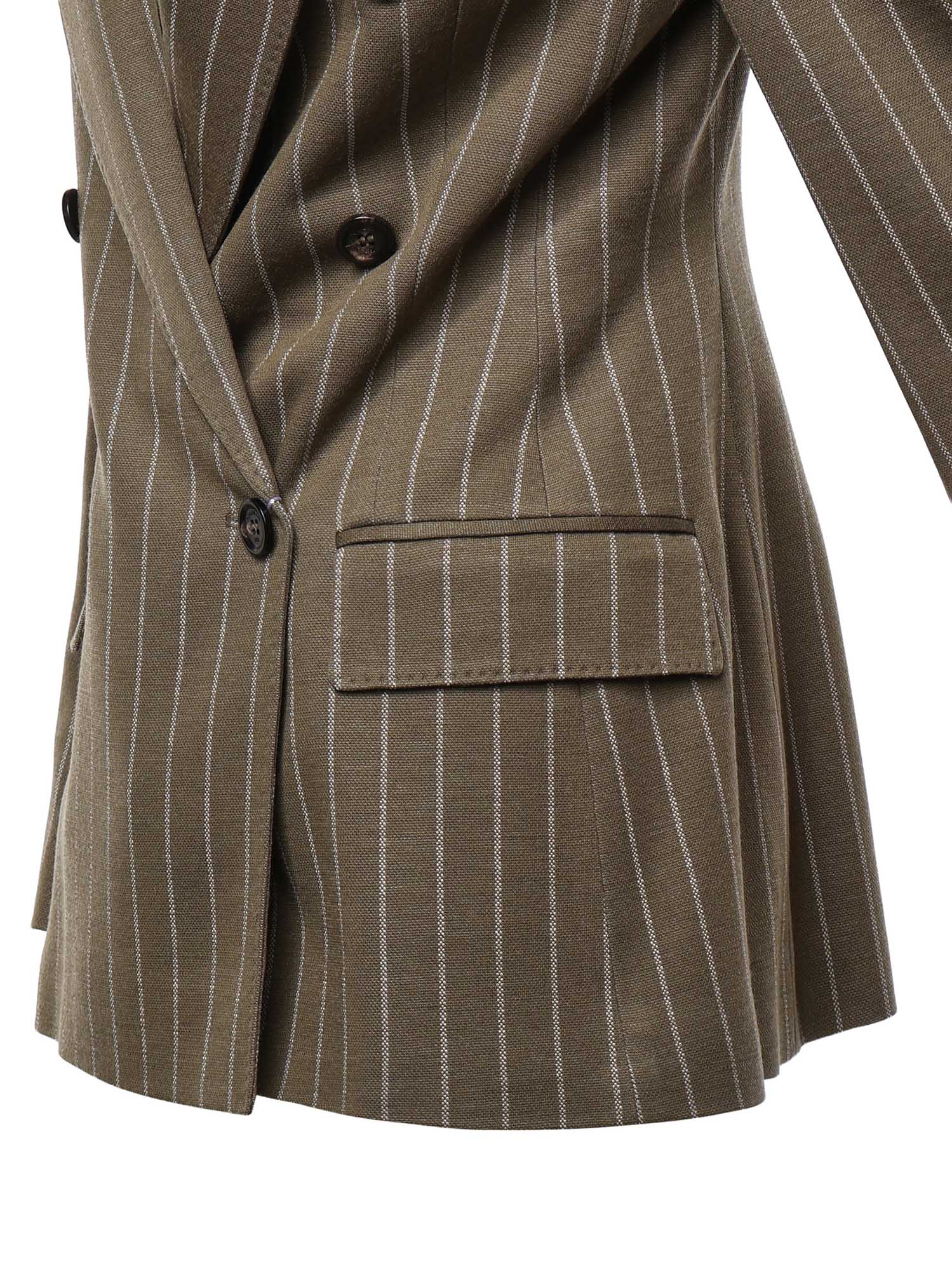 Blazer doppiopetto in jersey gessato 2621916051600 001 MAX MARA 