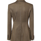 Blazer doppiopetto in jersey gessato 2621916051600 001 MAX MARA 