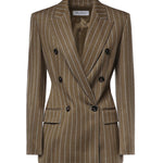 Blazer doppiopetto in jersey gessato 2621916051600 001 MAX MARA 