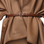Mantella in lana con cintura 2624546121600 035 MAX MARA 