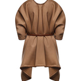 Mantella in lana con cintura 2624546121600 035 MAX MARA 