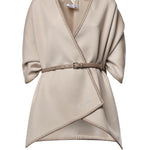 Mantella in lana con cintura 2624546121600 053 MAX MARA 