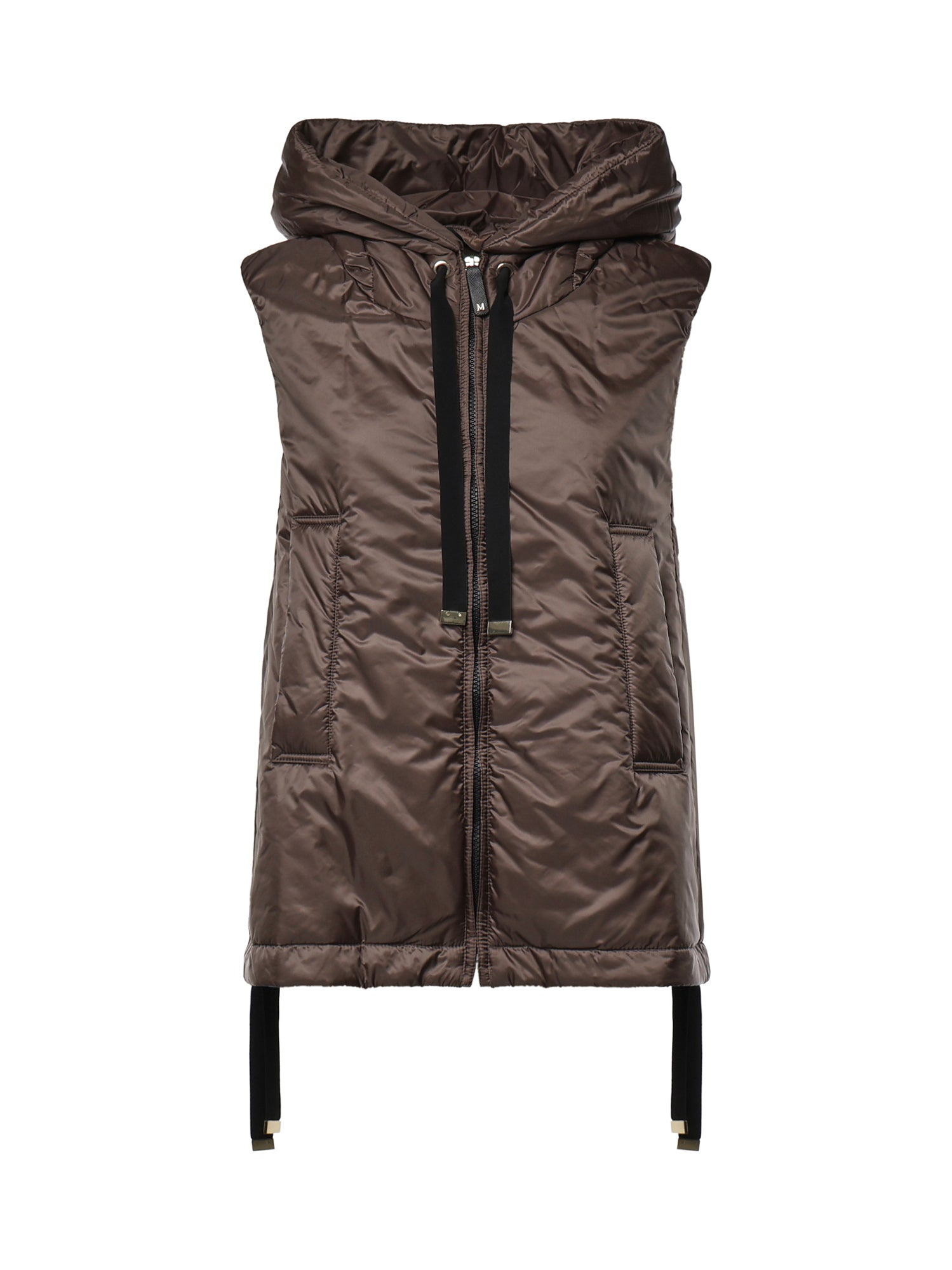 Gilet imbottito con cappuccio in tela 2629296014600 096 MAX MARA THE CUBE 