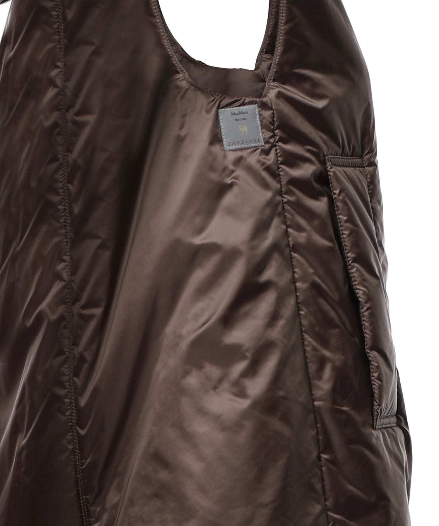Gilet imbottito con cappuccio in tela 2629296014600 096 MAX MARA THE CUBE 