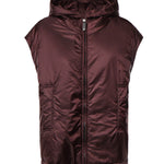 Gilet con cappuccio in tela 2629296034600 046 MAX MARA THE CUBE 