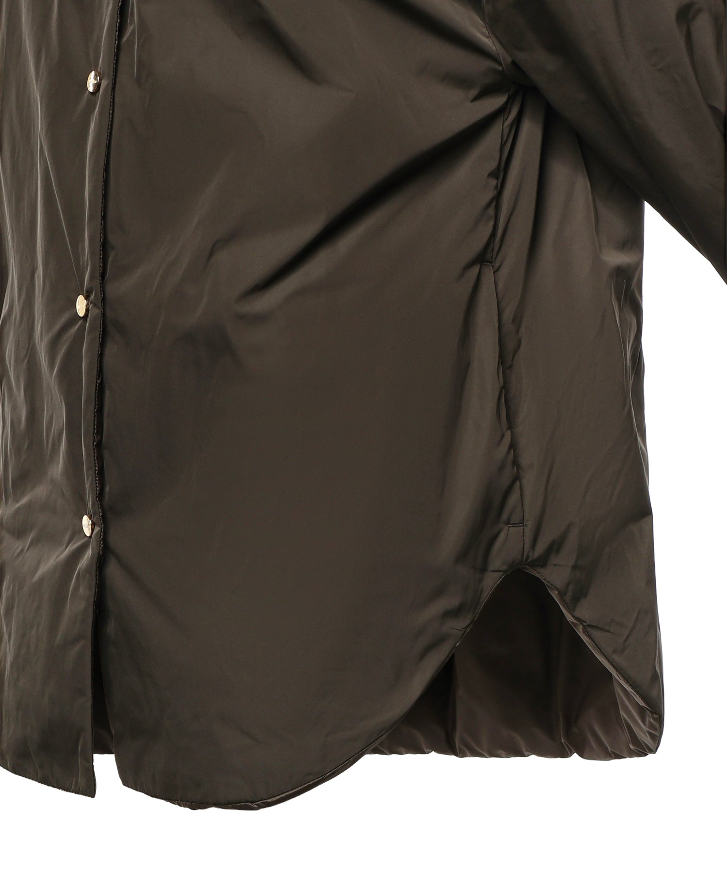 Giacca imbottita reversibile in radzmir e tela 2629486014600 012 MAX MARA THE CUBE 