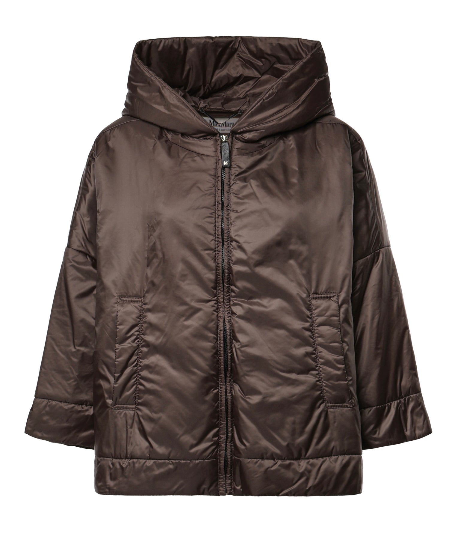 Giacca imbottita in tela antigoccia con cappuccio 2629486074600 096 MAX MARA THE CUBE 