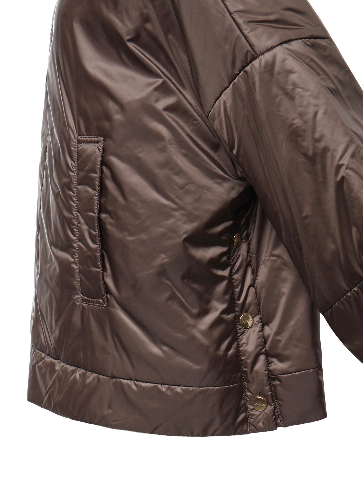 Giacca imbottita in tela antigoccia con cappuccio 2629486074600 096 MAX MARA THE CUBE 