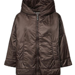Giacca imbottita in tela antigoccia con cappuccio 2629486074600 096 MAX MARA THE CUBE 
