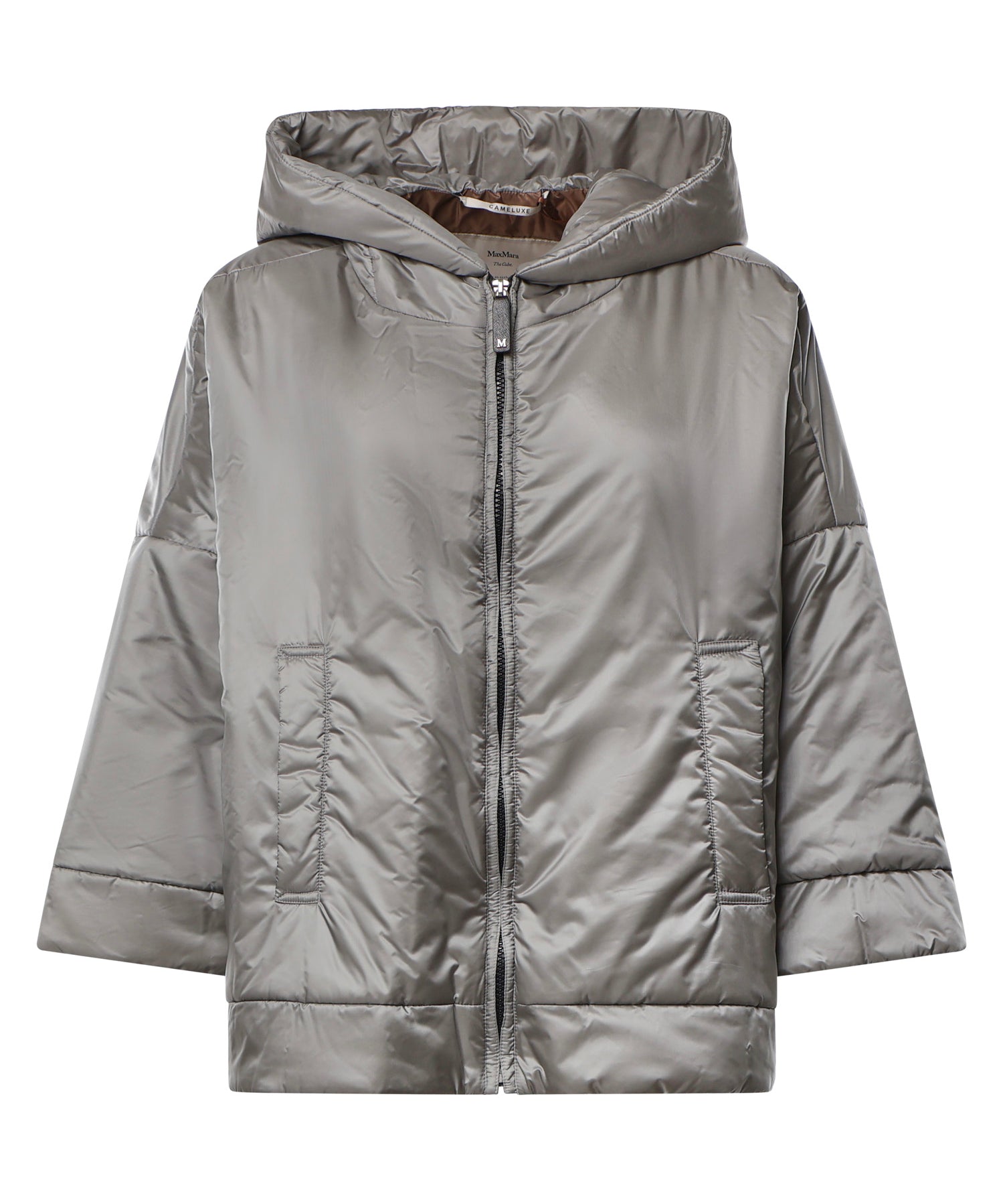 Giacca imbottita in tela antigoccia con cappuccio 2629486074600 097 MAX MARA THE CUBE 