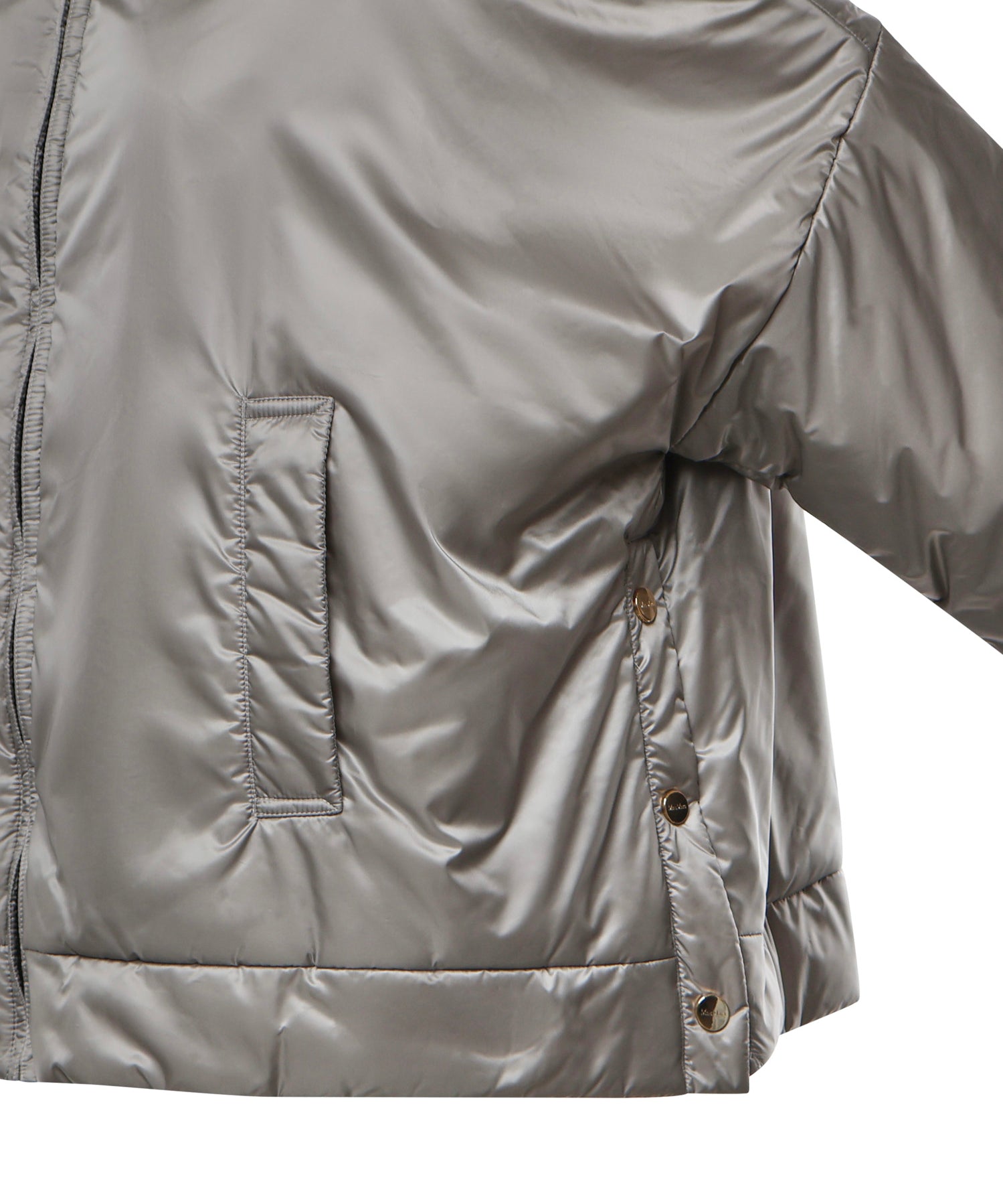Giacca imbottita in tela antigoccia con cappuccio 2629486074600 097 MAX MARA THE CUBE 