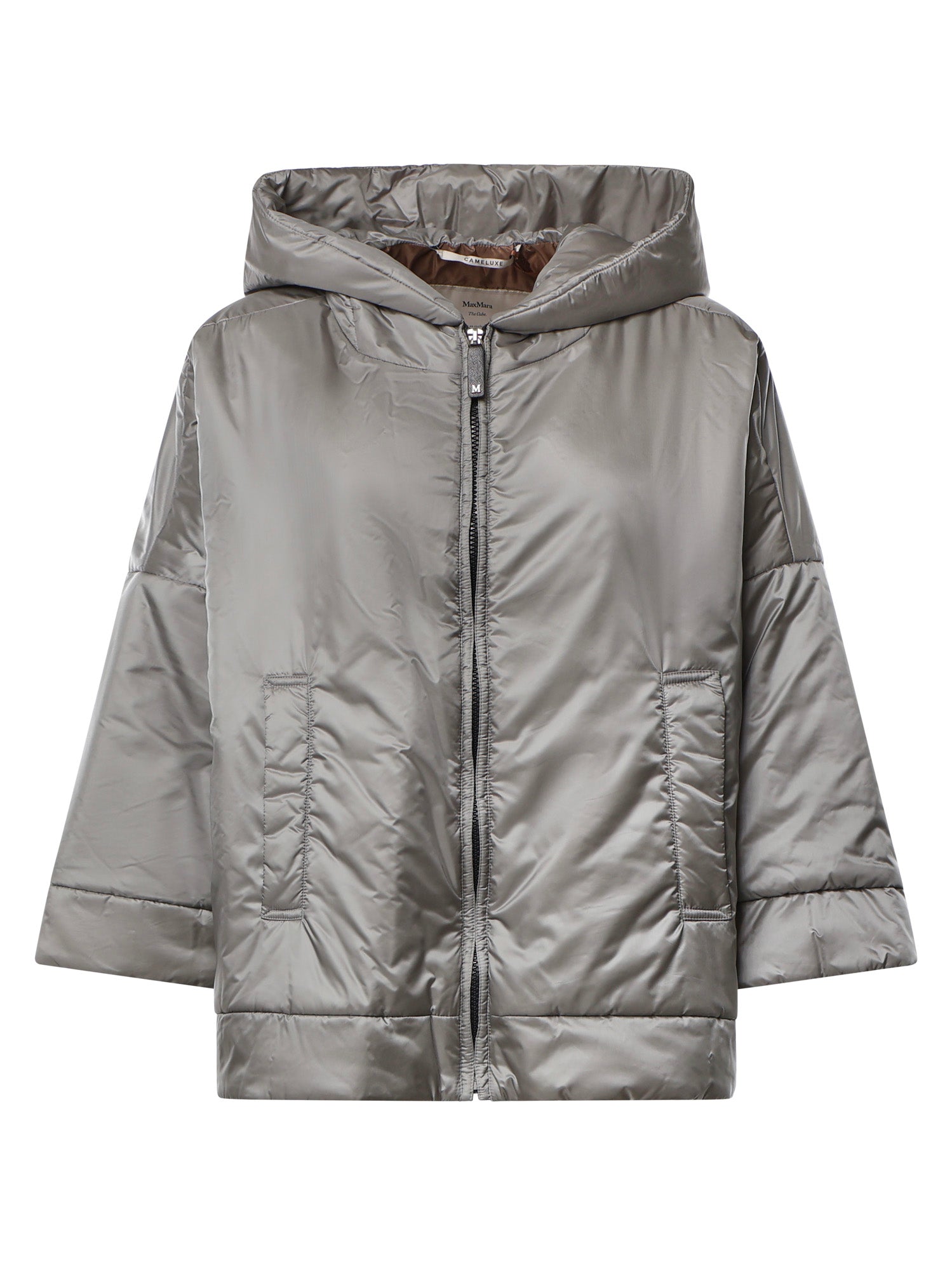 Giacca imbottita in tela antigoccia con cappuccio 2629486074600 097 MAX MARA THE CUBE 
