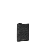 Porta carte Hudson Vertical Billfold con logo 39F6LHDF0B 001 MICHAEL MICHAEL KORS 