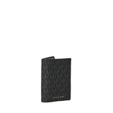 Porta carte Hudson Vertical Billfold con logo 39F6LHDF0B 001 MICHAEL MICHAEL KORS 
