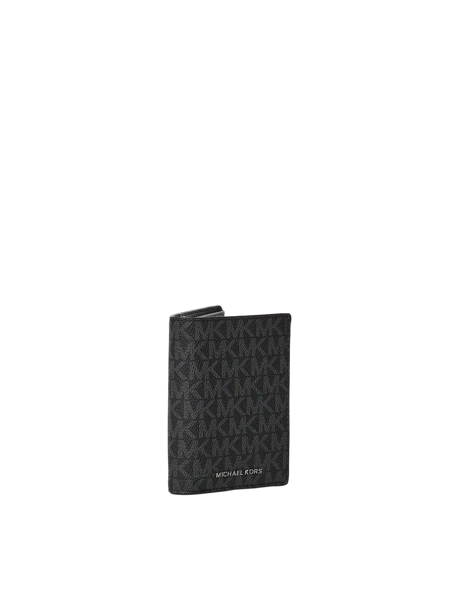 Porta carte Hudson Vertical Billfold con logo 39F6LHDF0B 001 MICHAEL MICHAEL KORS 